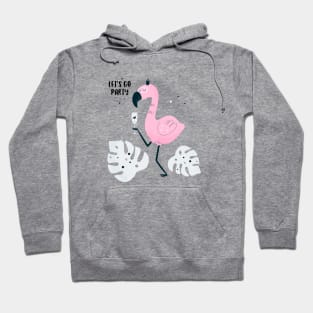 Party flamingo Hoodie